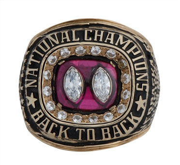 1995 Nebraska Cornhuskers NCAA Football National Championship Ring Personally Owned By Lawrence Phillips (Player LOA)